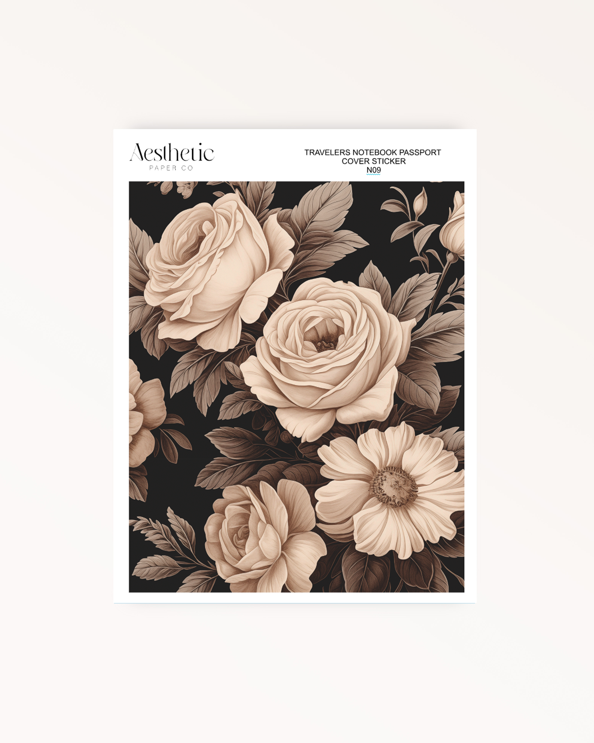 Traveler's Notebook Sticker Cover | Rustic Red | Passport