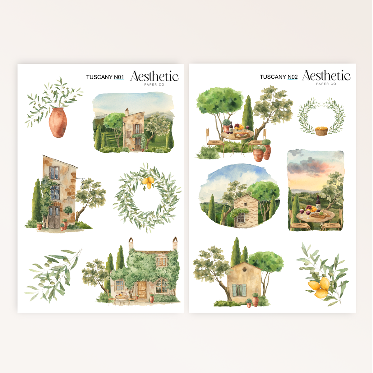 TUSCANY | STICKERS
