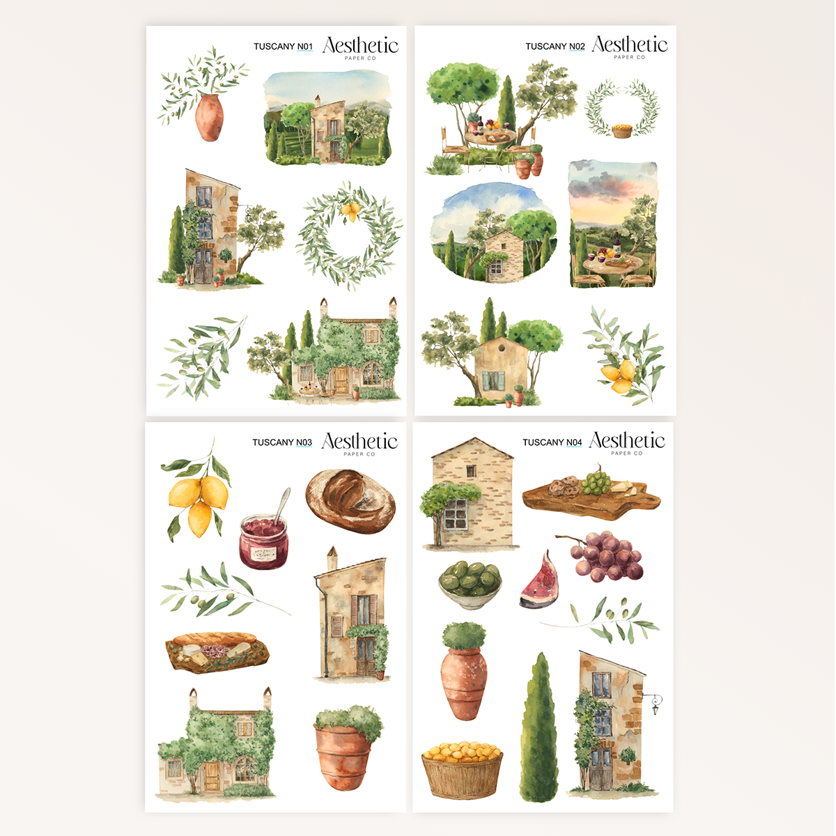 TUSCANY | STICKERS