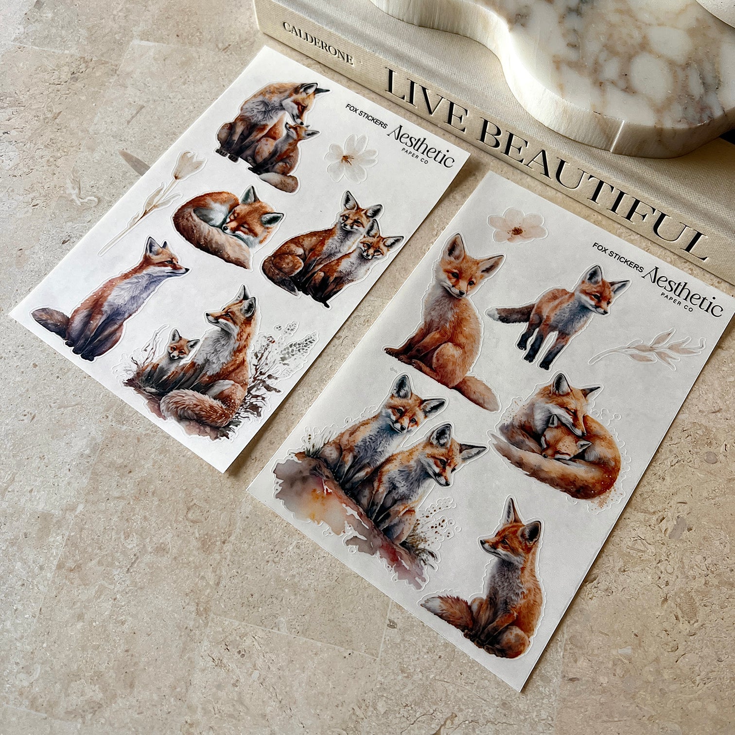 FOXES STICKERS
