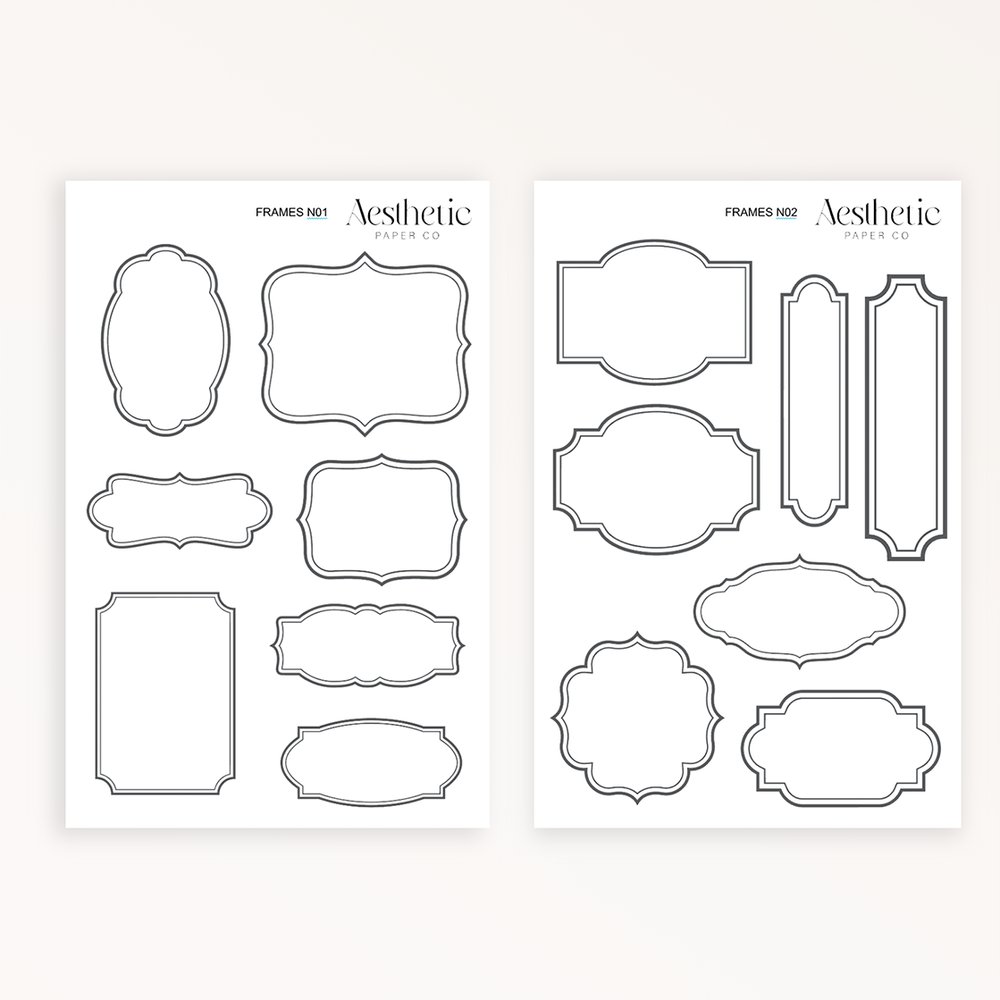 Box Frame Sticker Frames | STICKERS