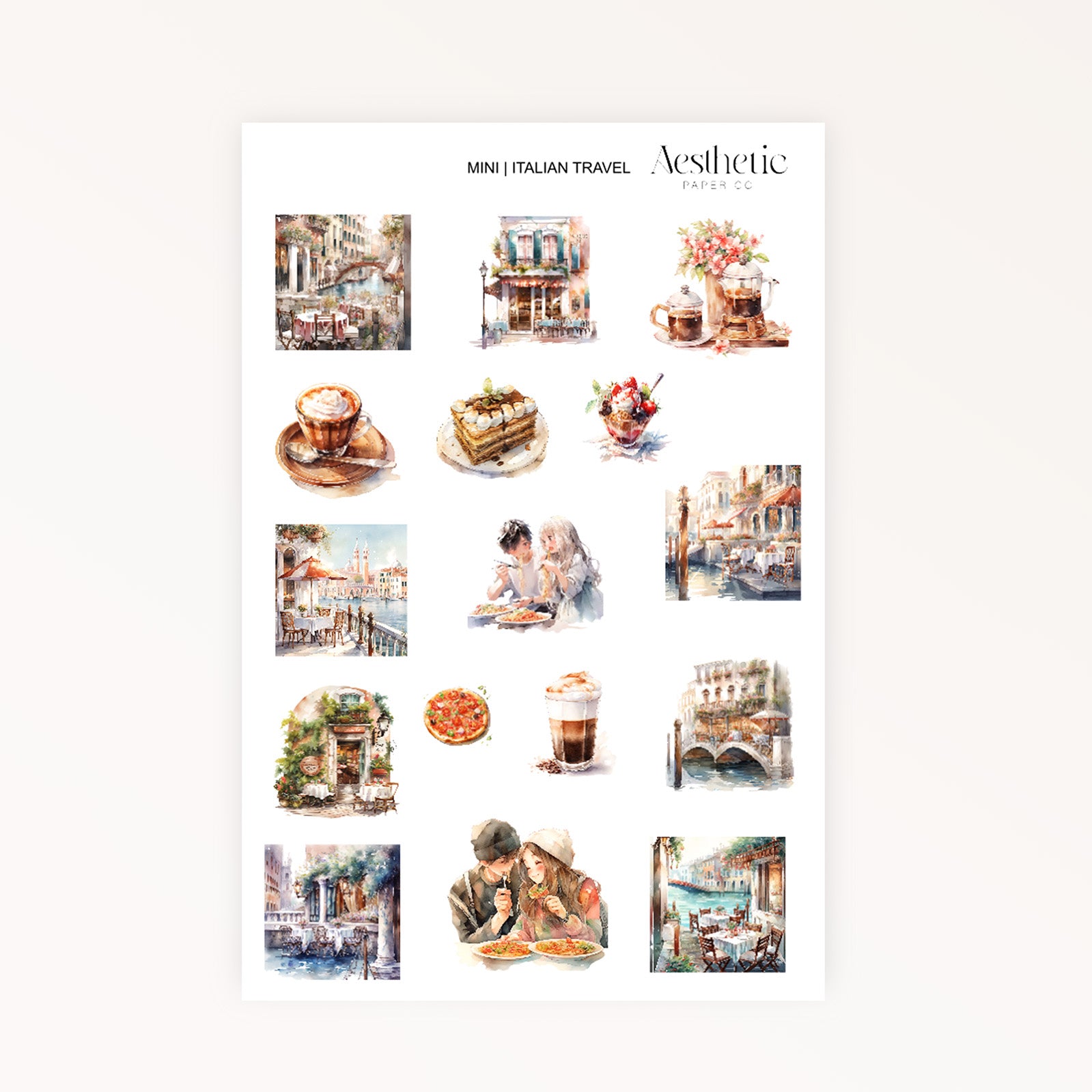 MINI |  Italian Travel STICKERS