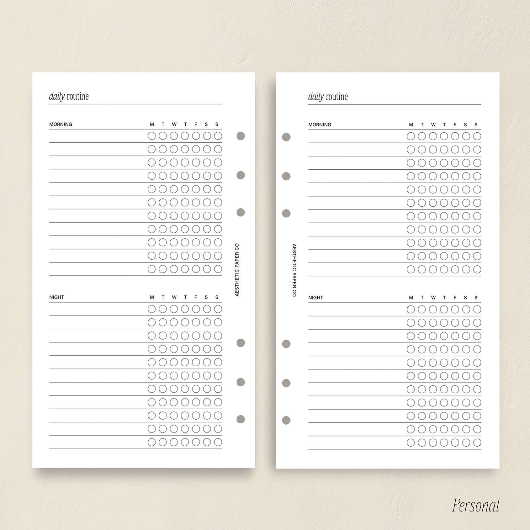 DN03 - Daily Routine Insert