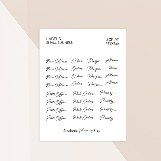 LABELS | SMALL BUSINESS
