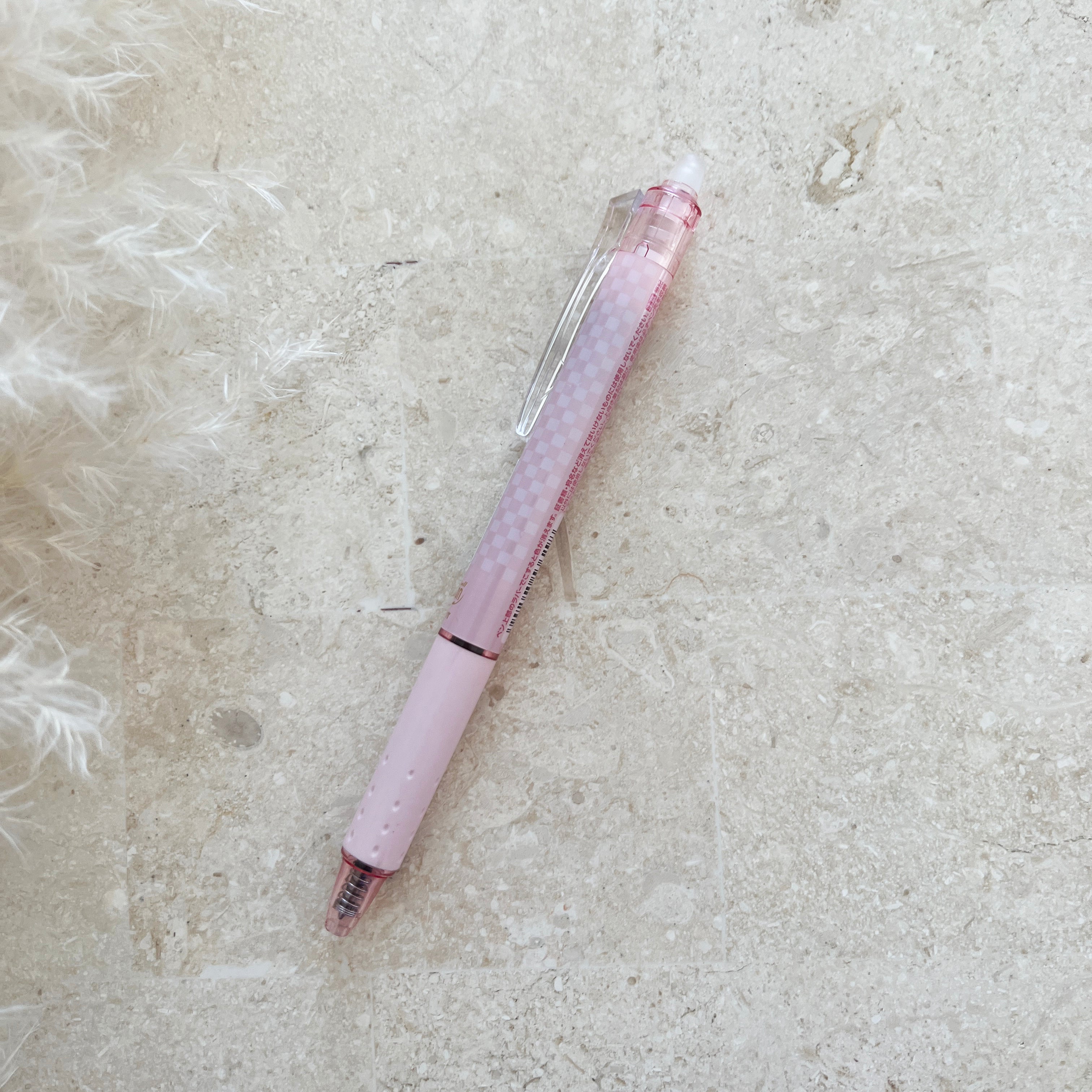 Pilot Frixion Design Erasable Gel Pen 0.5mm Pink Barrel